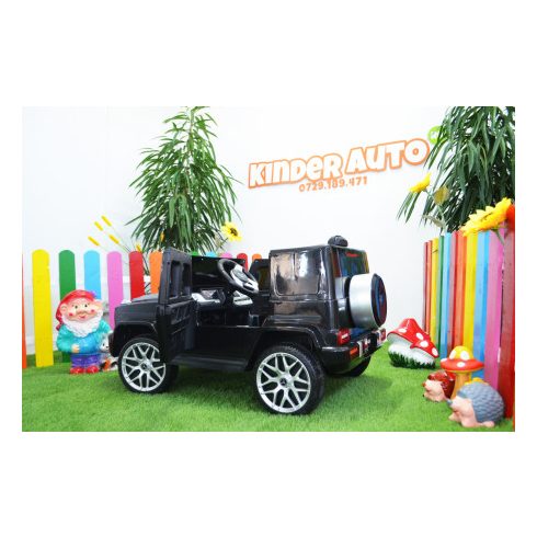 Mercedes G63 AMG, 60W 12V elektromos kisautó - Fekete