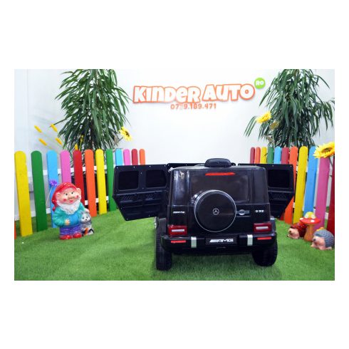 Mercedes G63 AMG, 60W 12V elektromos kisautó - Fekete