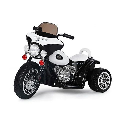 Mini elektromos rendőr kismotor 3 kerékkel JT568 35W - Fekete