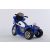Mini elektromos rendőr kismotor 3 kerékkel JT568 35W - Kék