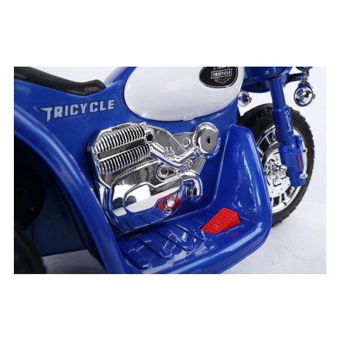 Mini elektromos rendőr kismotor 3 kerékkel JT568 35W - Kék