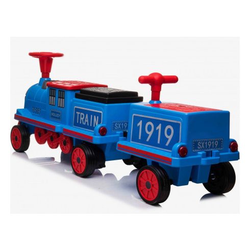 Elektromos kisvonat SX1919, 12V, 180W (3 személyes) - Kék