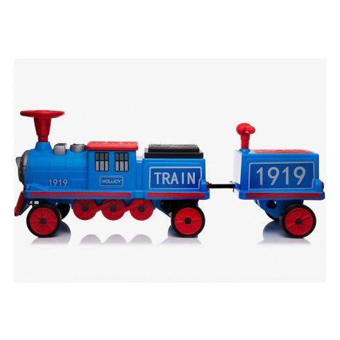 Elektromos kisvonat SX1919, 12V, 180W (3 személyes) - Kék