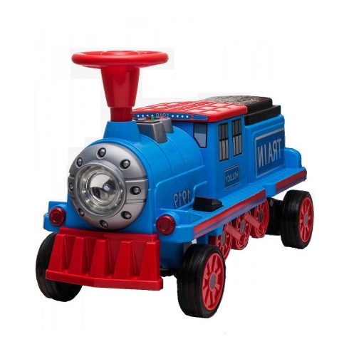 Elektromos kisvonat SX1919, 12V, 180W (3 személyes) - Kék