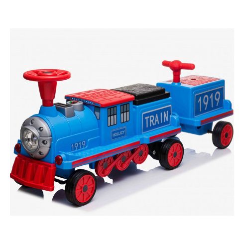 Elektromos kisvonat SX1919, 12V, 180W (3 személyes) - Kék