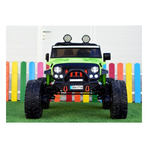 Monster Truck SX1719, 2 seats, 4x4, 180W, 12V elektromos kisautó - Zöld