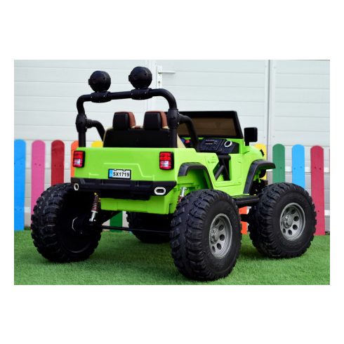 Monster Truck SX1719, 2 seats, 4x4, 180W, 12V elektromos kisautó - Zöld