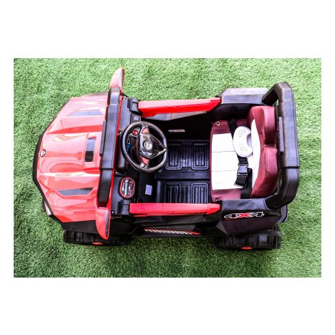 SuperCar100W, 12V elektromos kisautó - Piros