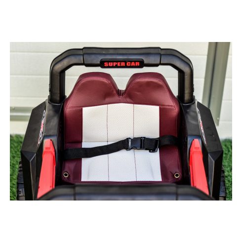 SuperCar100W, 12V elektromos kisautó - Piros