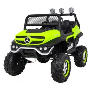   Mercedes UNIMOG , 2 személyes, 4x4 140W - elektromos kisautó - Zöld