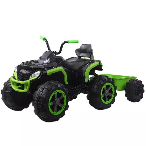 ATV Offroad 70W 12V elektromos kisautó - Zöld/Fekete