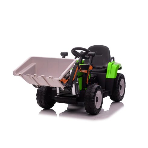 Farm traktor - 60W - 12V - 4,5Ah - elektromos kotrógép - Zöld