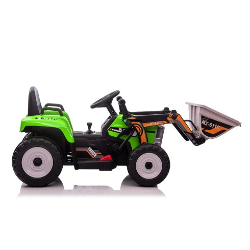 Farm traktor - 60W - 12V - 4,5Ah - elektromos kotrógép - Zöld