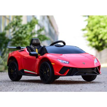   Lamborghini Huracan, 4x4, 120W, 12V elektromos kiasutó - Piros