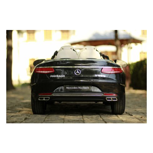 Mercedes S650 MAYBACH, 70W 12V elektromos kisautó - Fekete