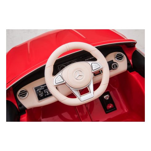 Mercedes S650 MAYBACH, 70W 12V elektromos kisautó - Piros