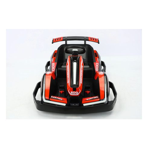 Racing Kart 90W, 12V-7Ah elektromos kisautó - Fekete/Piros