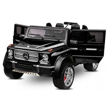   Mercedes G650 MAYBACH LOUNDLET - 4x4, 180W, 12V - elektromos kisautó - Fekete