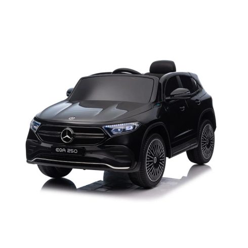 Mercedes EQA  - 4x4, 140W, 12V - 7AH - elektromos kisautó - Fekete