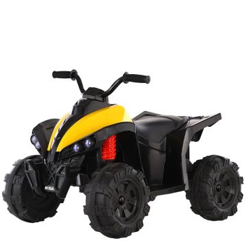   ATV Wolf - 70W, 12V - 4AH - elektromos kisautó - Sárga/Fekete