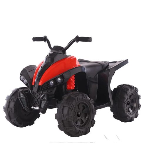 ATV Wolf - 70W, 12V - 4AH - elektromos kisautó - Piros/Fekete