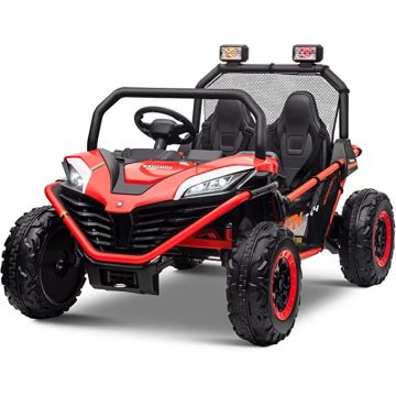   UTV - Dune-Buggy, 2 üléses - 200W, 24V - 10AH - elektromos kisautó - Piros