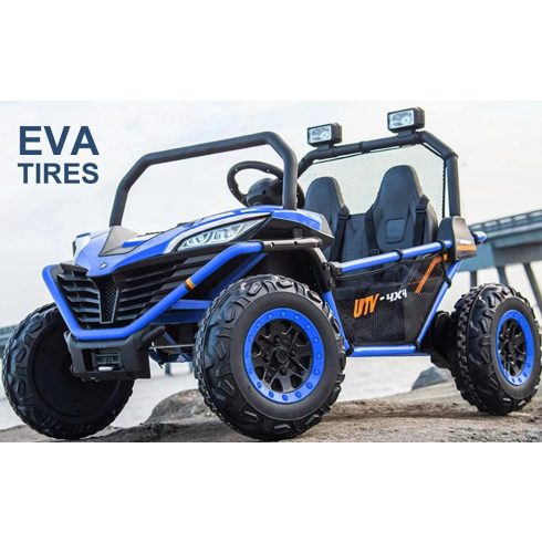 UTV - Dune-Buggy, 2 üléses - 200W, 24V - 10AH - elektromos kisautó - Kék