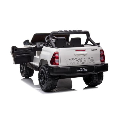 Toyota Hilux 2020 - 4x4 180W 12V 14Ah - elektromos kisautó - Fehér