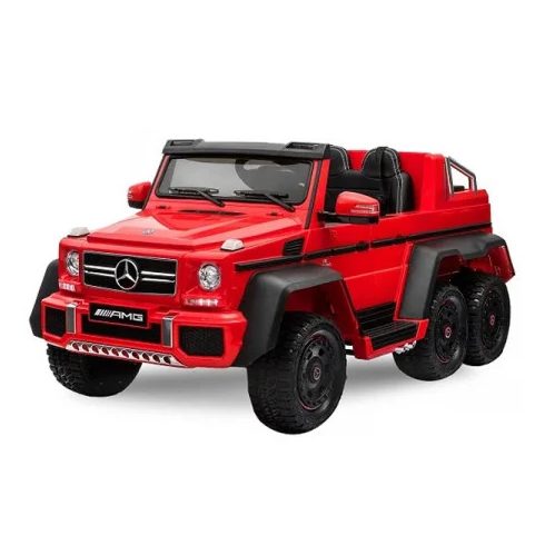Mercedes G63  6x6, 270W - Elektromos kisautó - Piros