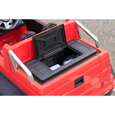 Mercedes G63  6x6, 270W - Elektromos kisautó - Piros