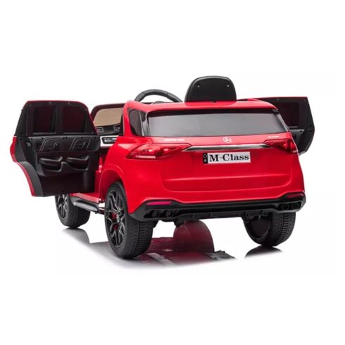 Mercedes M - 4x4, 140W, 12V-10Ah - elektromos kisautó - Piros