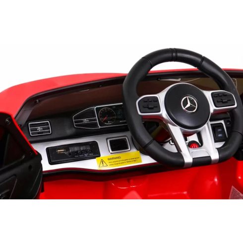 Mercedes M - 4x4, 140W, 12V-10Ah - elektromos kisautó - Piros