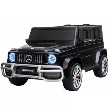   Mercedes G63 XXL - 4x4, 180W, 12V - elektromos kisautó - Fekete