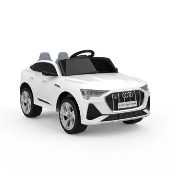   AUDI E-Tron - 140W, 12V -  7AH - elektromos kisautó  - Fehér