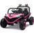 UTV - Dune-Buggy, 2 üléses - 300W, 24V - 10AH - elektromos kisautó - Rózsaszín