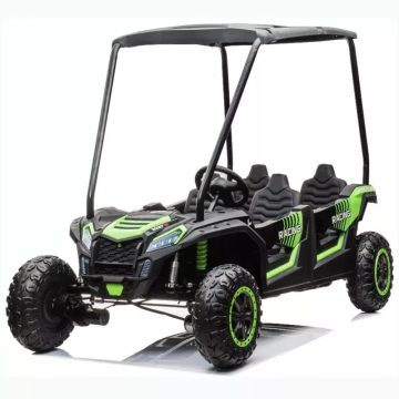   UTV RACING 4 üléssel - 600W, 24V -  14AH - verseny elektromos kisautó  - Zöld