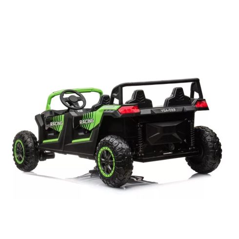 UTV RACING 4 üléssel - 600W, 24V -  14AH - verseny elektromos kisautó  - Zöld