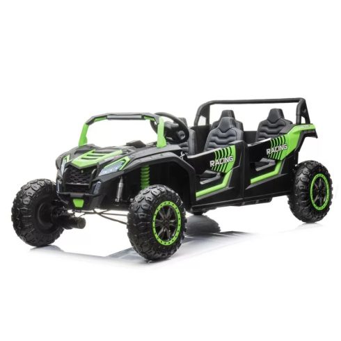 UTV RACING 4 üléssel - 600W, 24V -  14AH - verseny elektromos kisautó  - Zöld
