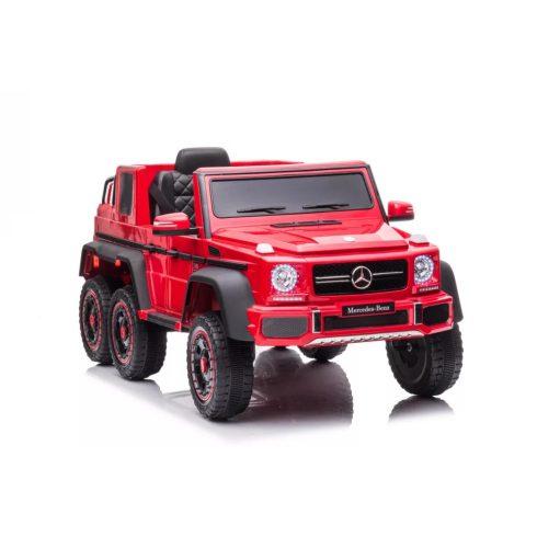 Mercedes G63  6x6, 400W - 24V - 7AH - Elektromos kisautó - Piros