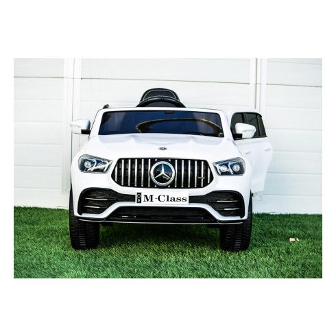 Mercedes M-class, 4x4 140W 12V elektromos kisautó - Fehér