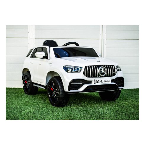 Mercedes M-class, 4x4 140W 12V elektromos kisautó - Fehér