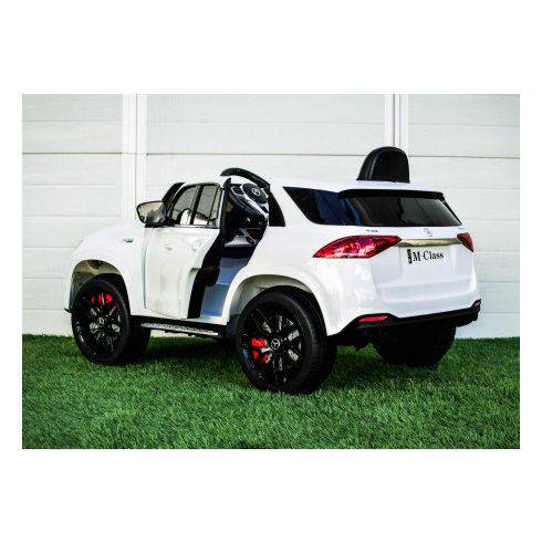 Mercedes M-class, 4x4 140W 12V elektromos kisautó - Fehér