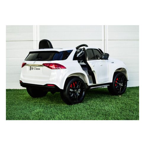 Mercedes M-class, 4x4 140W 12V elektromos kisautó - Fehér