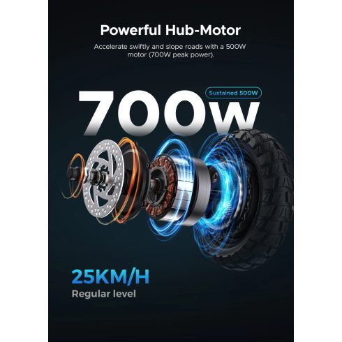 ENGWE S6 elektromos roller 700W | 48V | 15.6ah | 45km/h