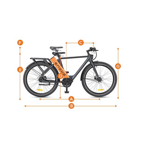 ENGWE P275 Pro elektromos kerékpár 250W | 36V | 19,2ah | 25km/h 
