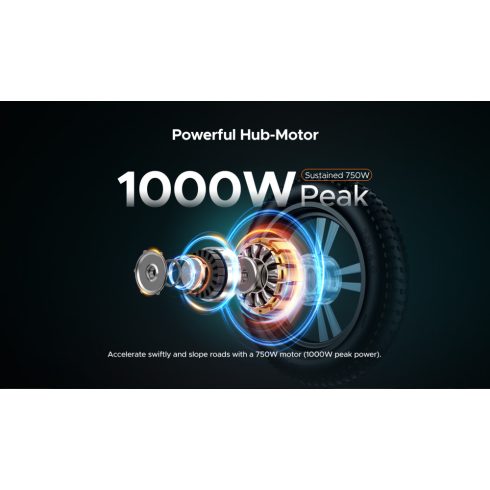 DUAL ENGWE M20 elektromos kerékpár 1000W | 48V | 26ah | 25km/h 
