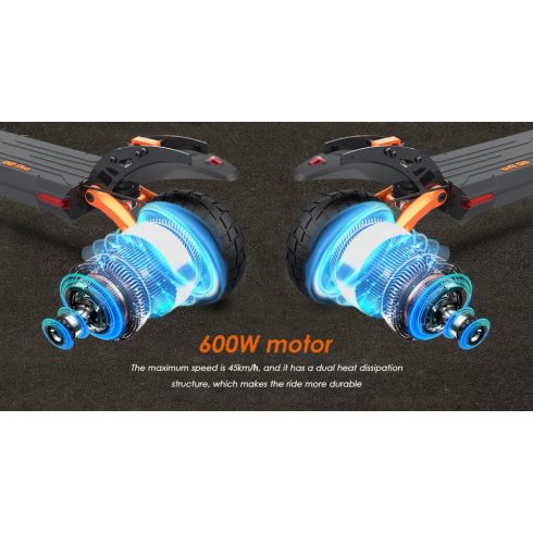 Kukirin G2Pro elektromos roller 600W | 48V | 15ah | 45km/h