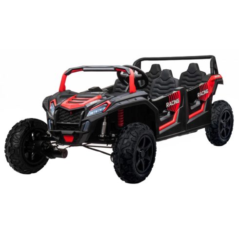 Buggy ATV RACING UTV2000 elektromos terepjáró , 4 személyes, 600W, 24V/15,6AH - Piros