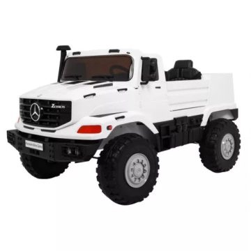   Mercedes Benz Zetros Elektromos Kisautó, 2 személyes, 120W, 12V/10Ah  - Fehér