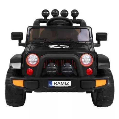 4WD elektromos terepjáró, 4x4, 4x45W, 12V/10Ah - Fekete